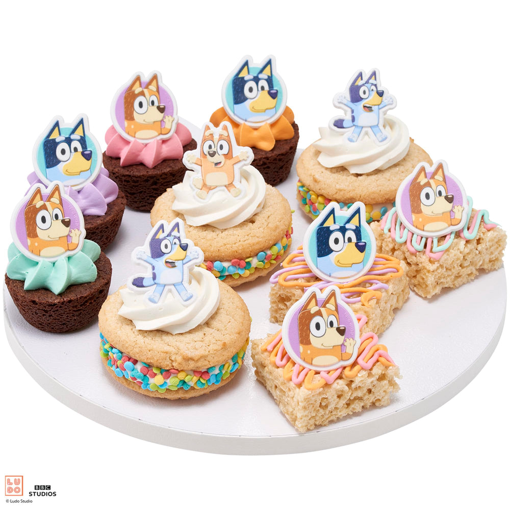 Bright colors and friendly shapes make treats more share-worthy