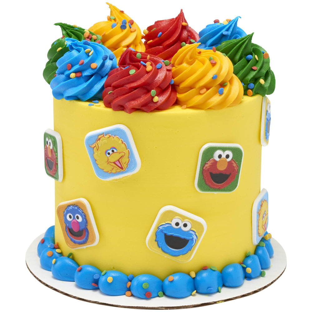 DecoPac Sesame Street cupcake decorations add fun to treats.