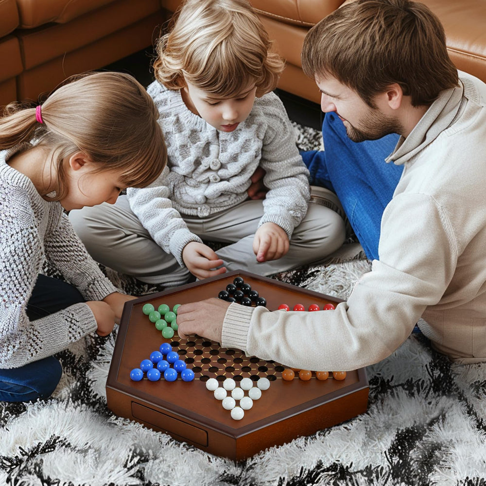 DecoWoodo gift-ready multifunctional set for game nights and gatherings