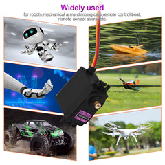 High torque at 6V and 7.2V for versatile builds with Deegoo-FPV MG996R