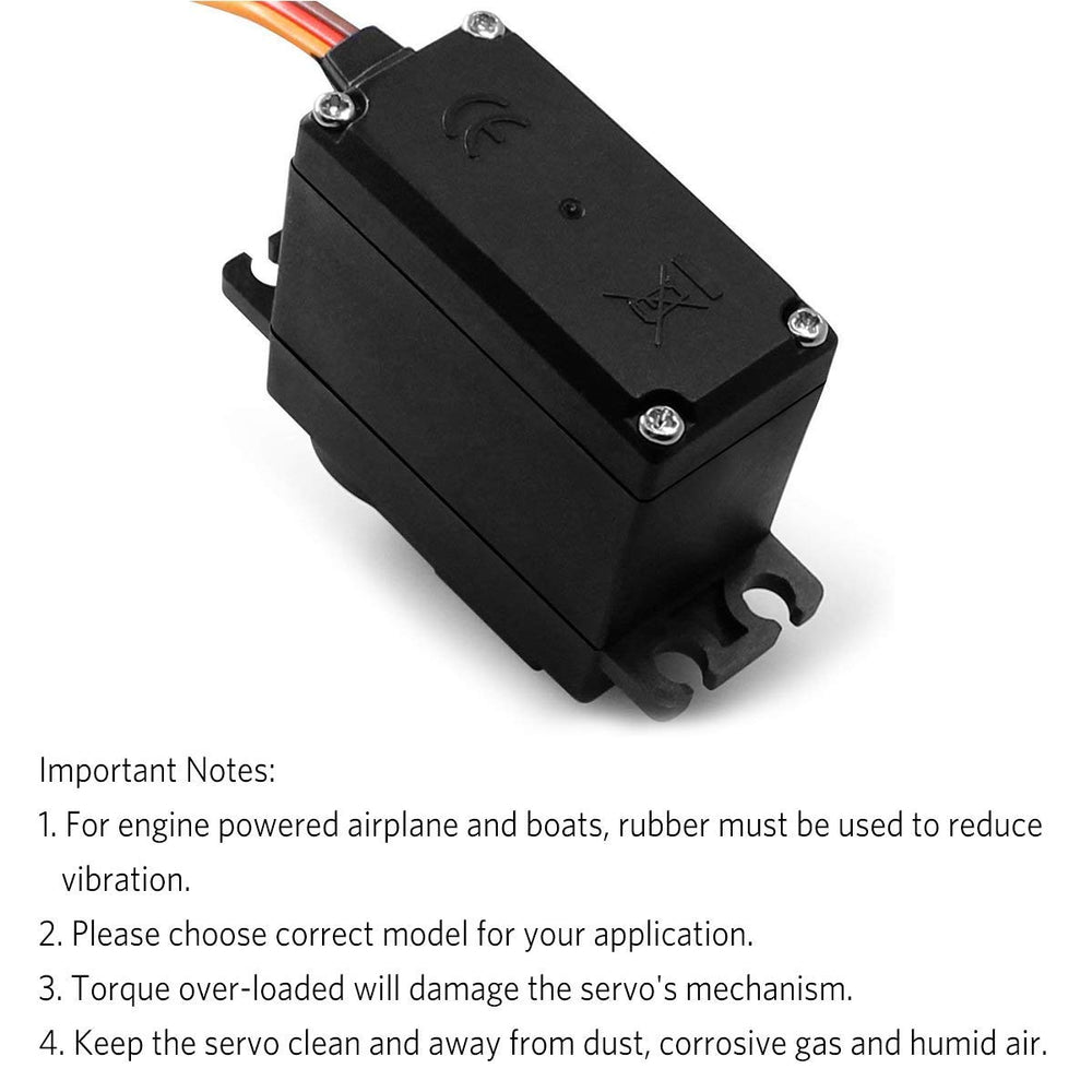 Universal compatibility of Deegoo-FPV MG996R with common receivers