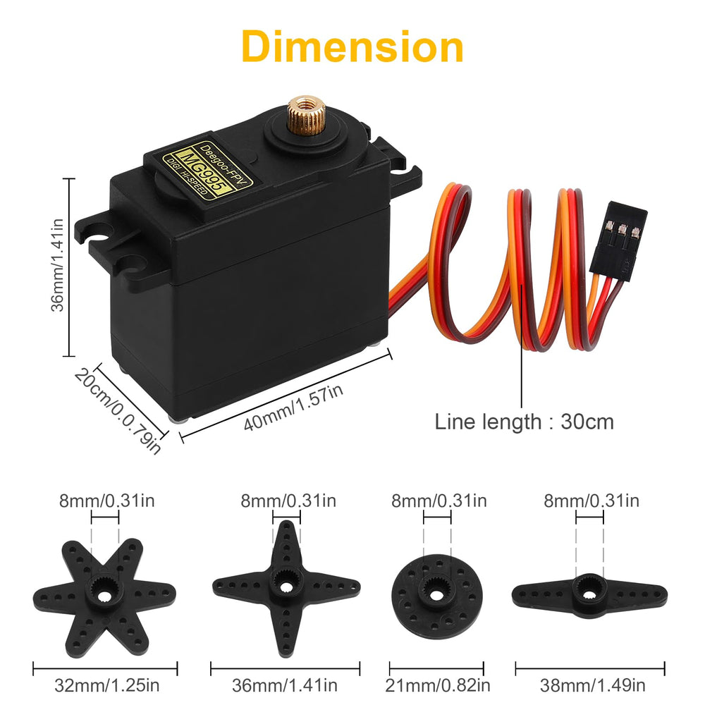 Ideal for RC robots, boats, and aircraft control applications.