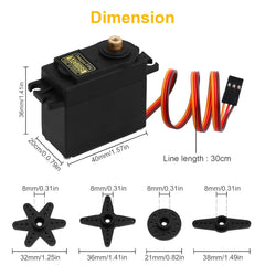 Ideal for RC robots, boats, and aircraft control applications.