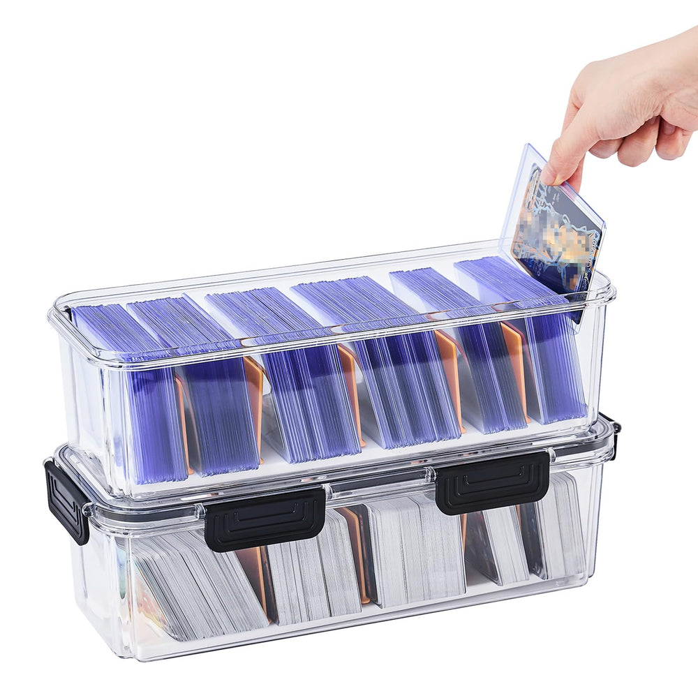 DEEIF setup shows two boxes ready for card sorting and easy transport.