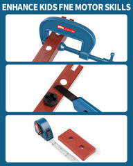 Deejoy toddler hammer highlights rounded edges for safe handling.