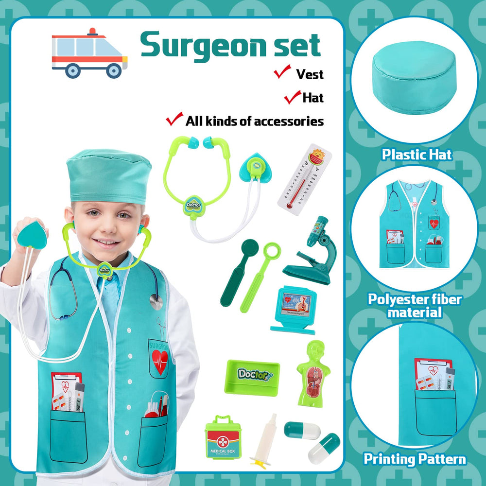 Deekin construction worker costume set sparks active pretend worksite adventures