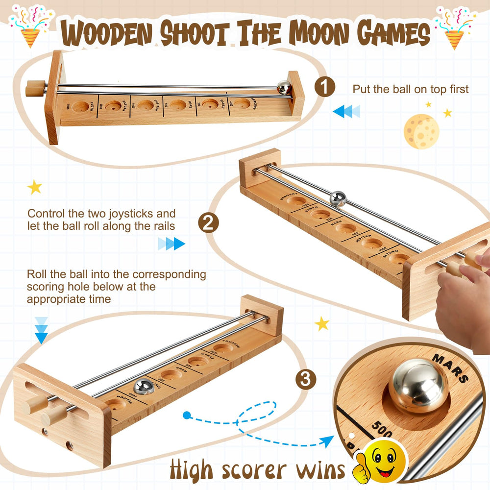 Deekin wooden tabletop games blend natural aesthetics with engaging play.