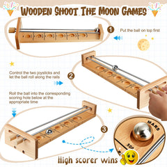 Deekin wooden tabletop games blend natural aesthetics with engaging play.