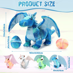 Deekin 4-inch baby dragon plush perfect for gentle play and storytelling.