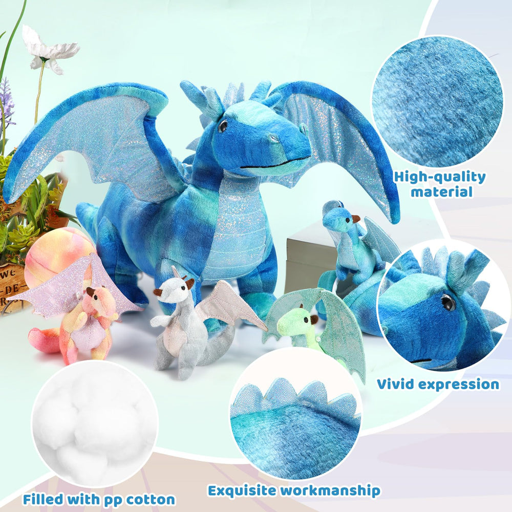 Deekin 4-inch dragon egg plush with zipper for hatch-themed imaginative play.