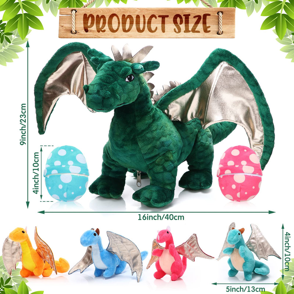 Deekin dragon eggs zippered hatch for interactive surprise play.