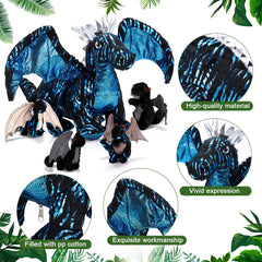 Deekin dragon eggs plush 4-inch, great as collectible decor or hatch-time fun.