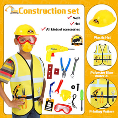 Deekin firefighter costume set inviting kids to act out bravery during family playtime