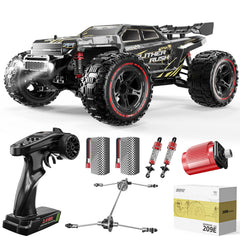 DEERC 209E with brushless motor enables fast off-road runs.