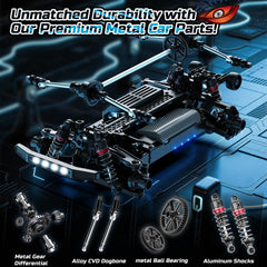 DEERC 9308E all-terrain tires in action show stable grip on uneven surfaces.