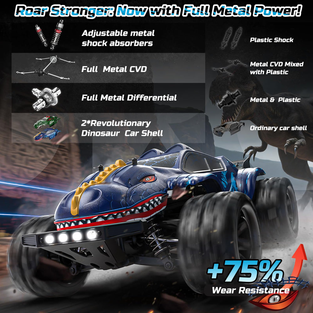 DEERC 9308E two batteries ensure longer playtime for extended outdoor fun.