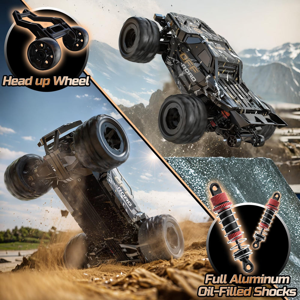 DEERC 9309E dual batteries extend playtime for longer runs