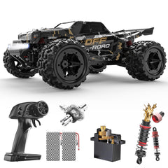 DEERC 9309E front chassis in action for rugged off-road fun