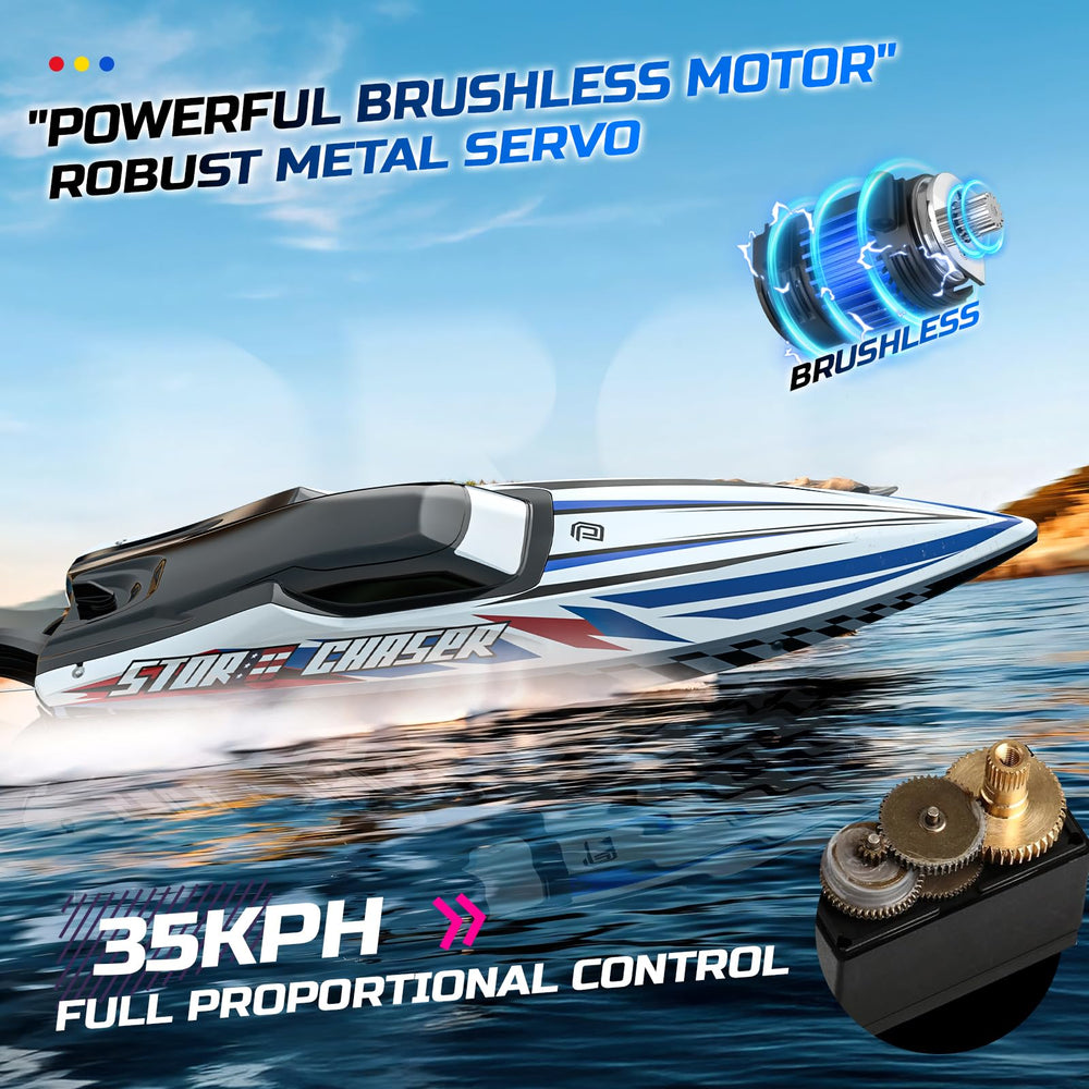 DEERC brushless motor with water cooling for longer sessions