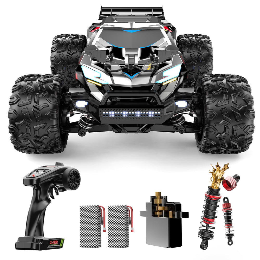 DEERC brushless RC truck with 2840-4000KV motor for fast, responsive acceleration.