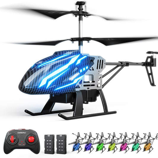 DEERC DE23 LED lights for vibrant night visibility.