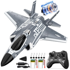 DEERC F35 ducted-fan jet enhances agile, immersive flight experiences.