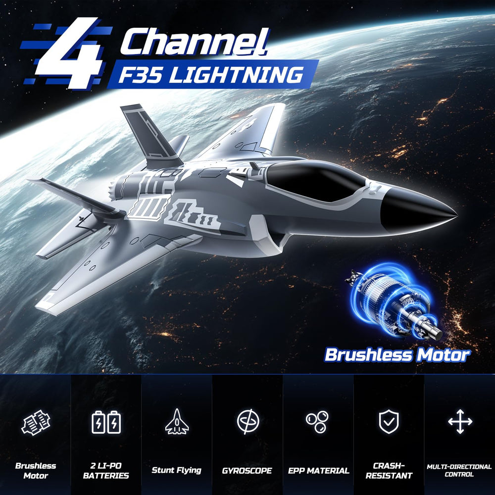 DEERC F35 long-range control supports safe, expansive skies.