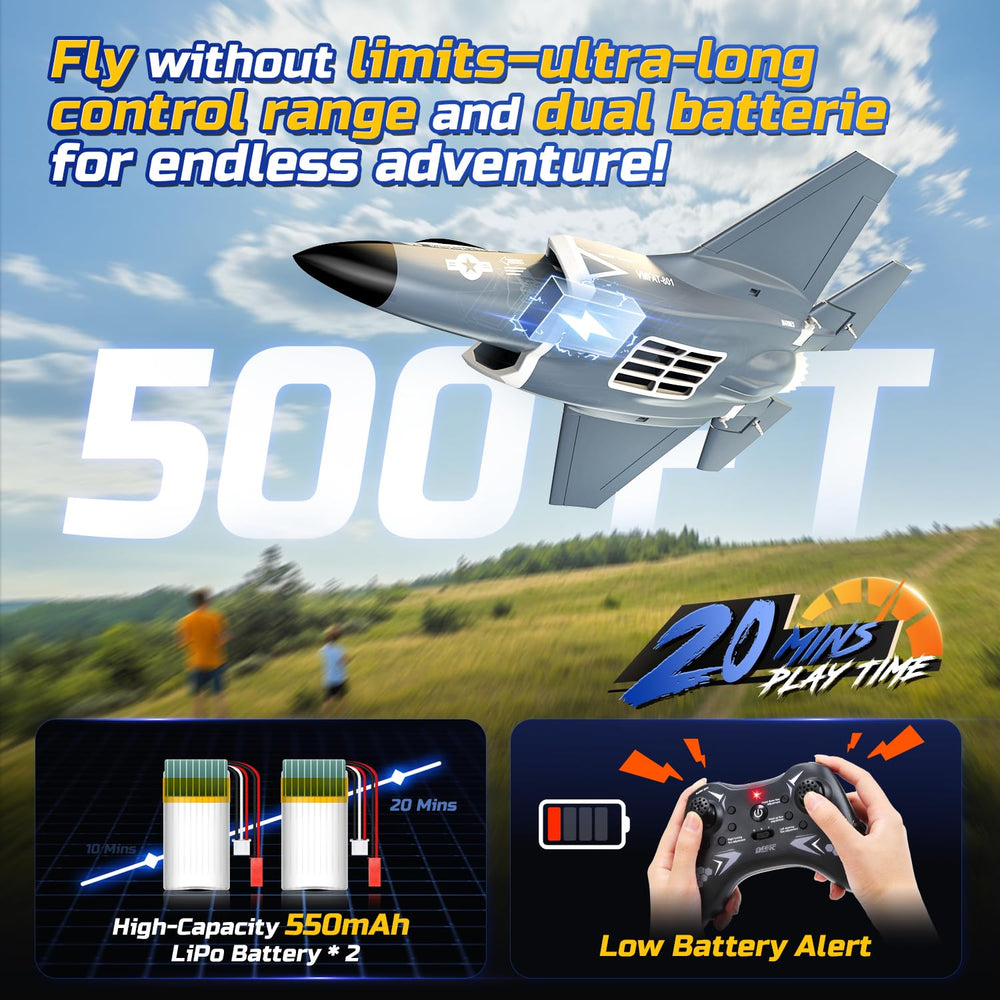 DEERC F35 2.4GHz remote delivers stable, precise control.