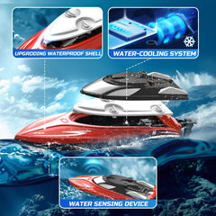 DEERC H120 low battery alarm keeps you informed to return to shore.