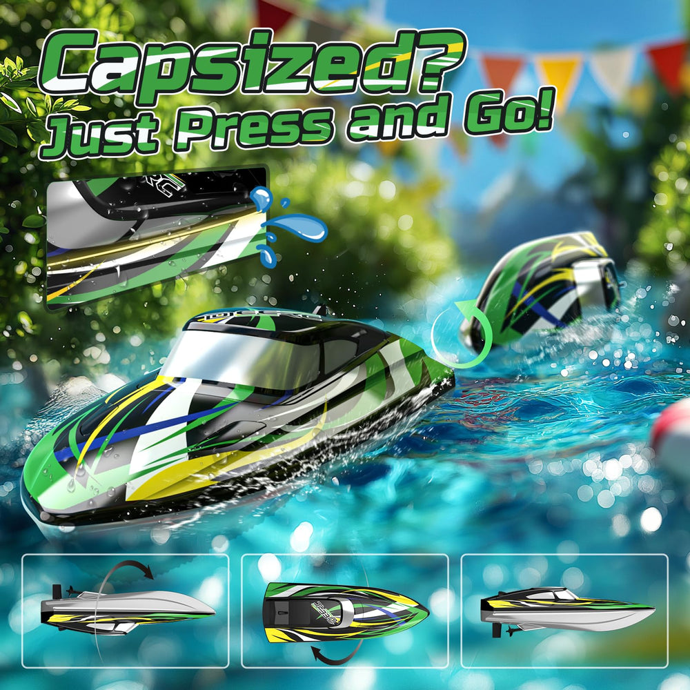 DEERC dual-7.4V batteries extend runtime on lakes and pools.