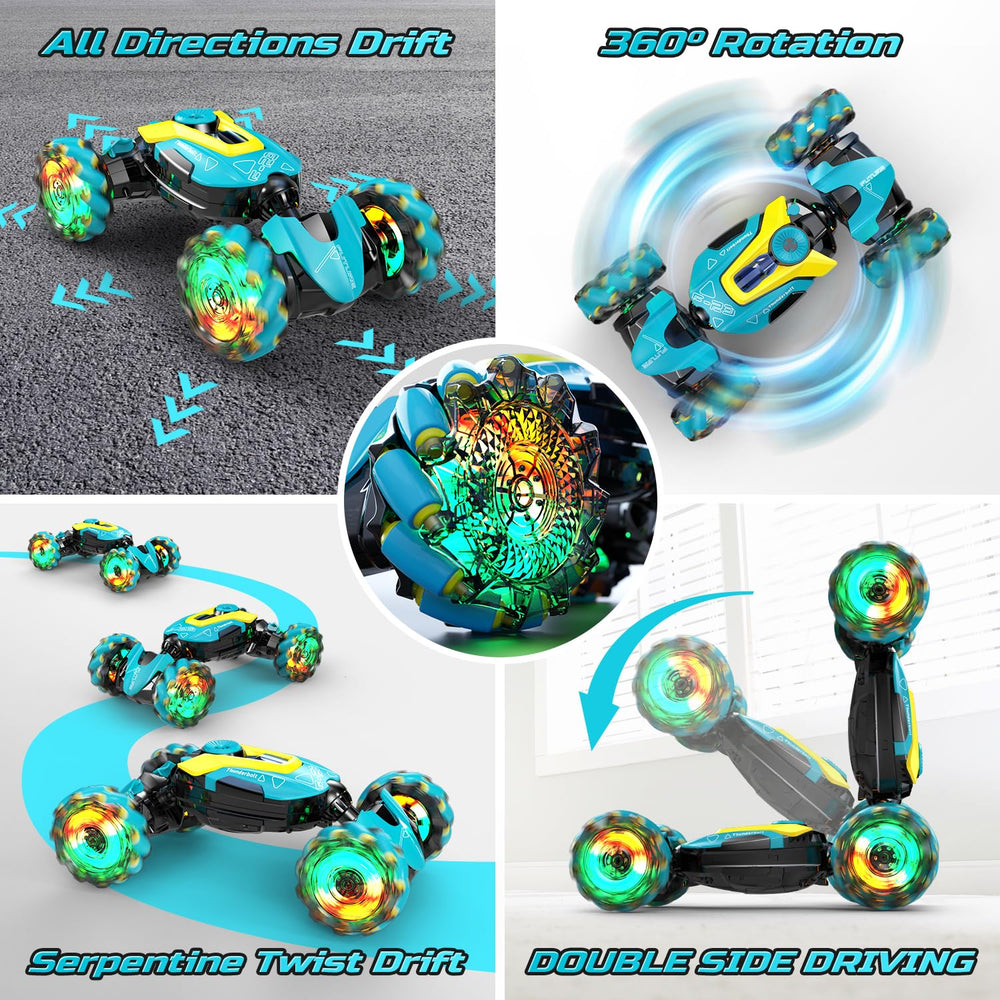 DEERC music and light show enhances immersive driving experiences for kids.