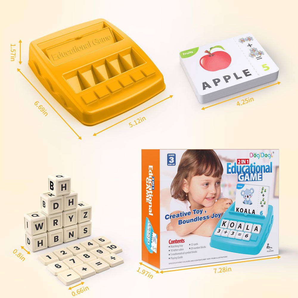 DEGIDEGI matching tray scene for interactive two-player learning