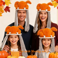 Deletoys animal hat pairs with outfits for parties and photos.