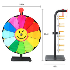 Delizon 12-inch color wheel with base and bracket ready for in-store promotions.
