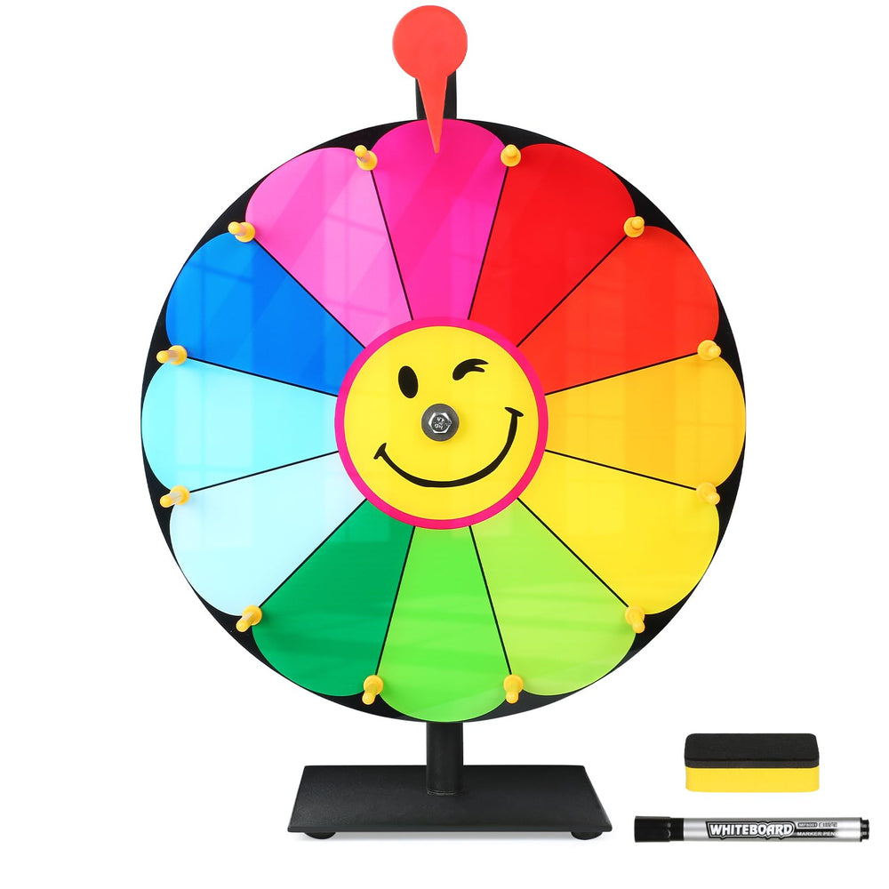Delizon prize wheel sunflower pattern ready for classroom rewards and interactive learning.