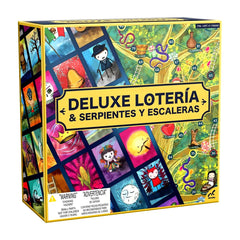 Deluxe Loteria Snakes & Ladders board artwork for family game night
