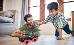 Delycazy dinosaur RC car packaging image suitable as a gift
