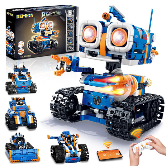 Demkia 5in1 robot kit assembly model for hands-on STEM learning