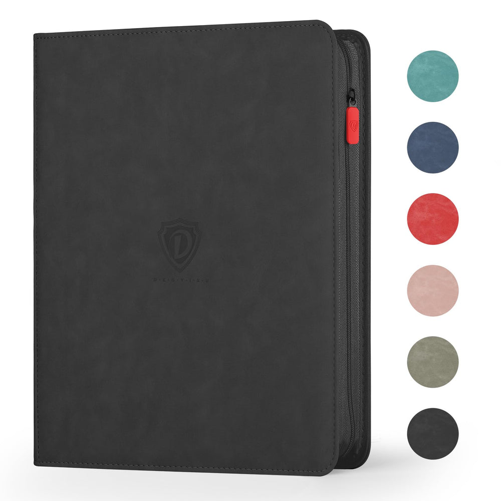 Deoyibu 9-pocket card binder cover keeps collection neatly organized.