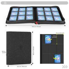 Deoyibu double-sided binder page layout for efficient storage.