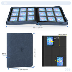 Deoyibu double-sided pockets enable efficient sorting and easy browsing of collections.
