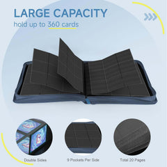 Deoyibu PU leather shell is waterproof and durable, protecting cards during travel.