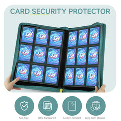 Deoyibu zip-closure keeps cards securely inside