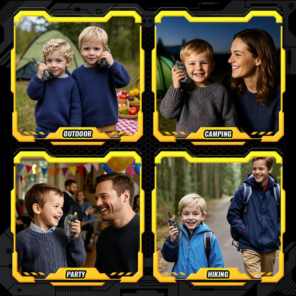 DEOZHANG Two Pack Walkie Talkies, simple operation for children.
