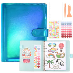 Deqing warm sticker book cover with holographic shine protects and showcases your collection.