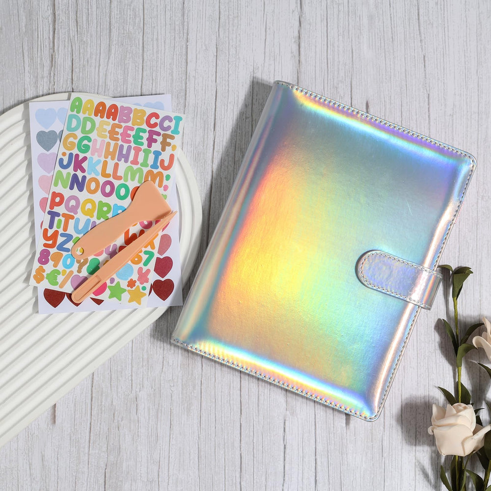 Letter label accents simplify organizing sets of stickers.