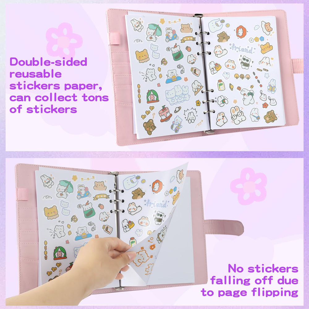 Deqing warm sturdy case protects stickers while traveling.