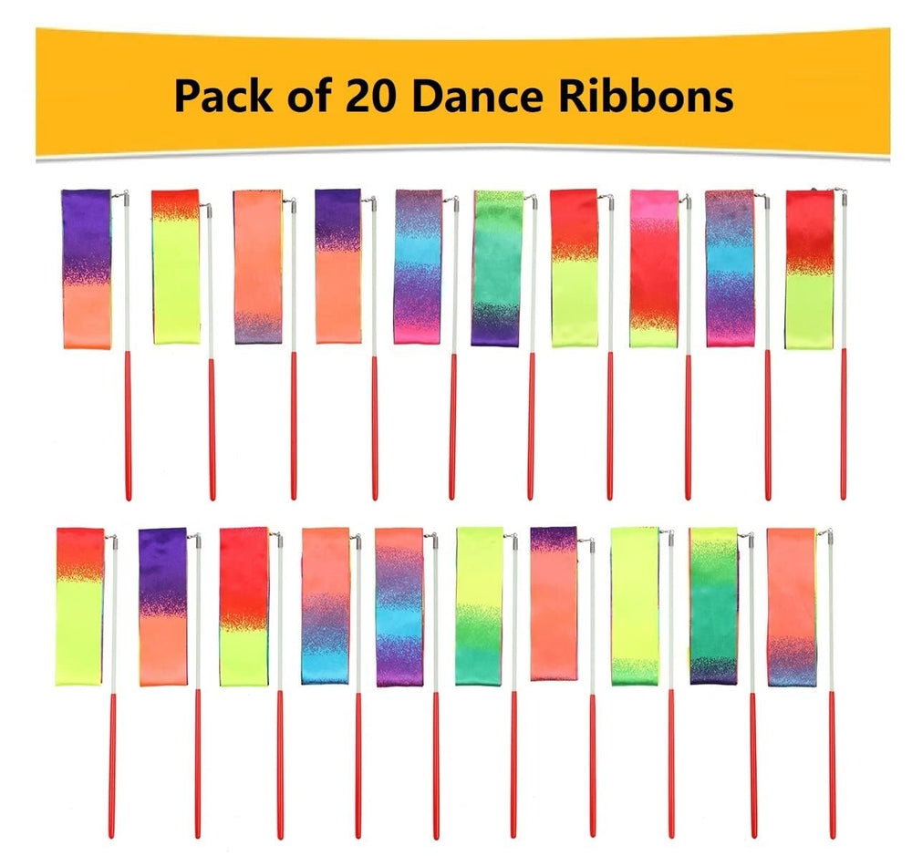 Dervea rainbow wand display enhances indoor party fun