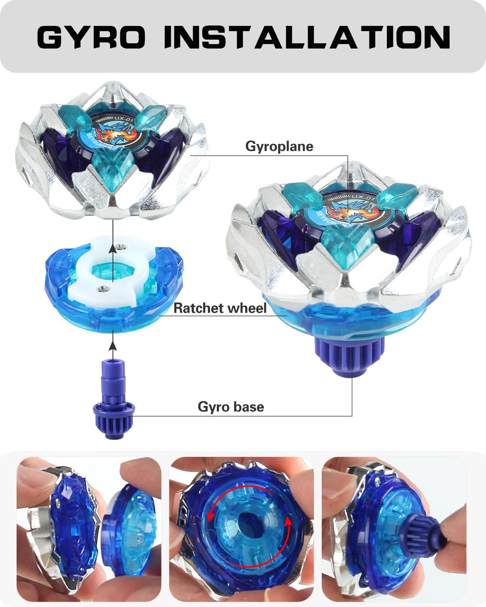Desamvap X Battling Top launchers enable instant starts to battles
