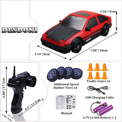 Desdoni rechargeable battery and USB charging cable for easy power